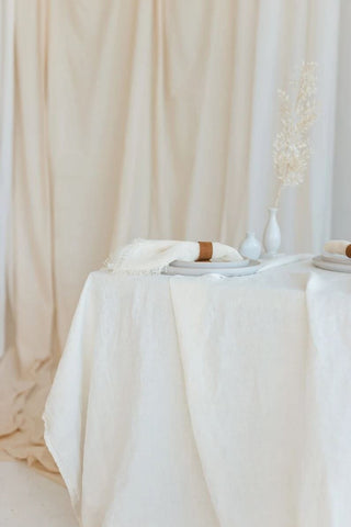 Pure Linen Tablecloth Decor Old Linen Mill 
