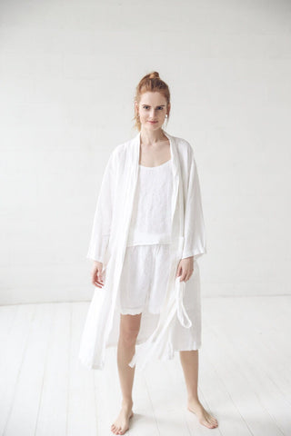 READY TO SHIP Linen Nightwear Set Gift For Her Old Linen Mill