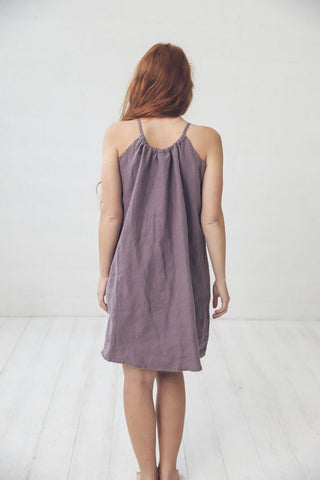 READY TO SHIP Linen Summer Slip Dress Old Linen Mill