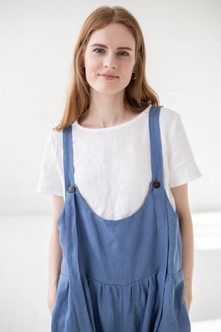 READY TO SHIP Oversized Linen Jumpsuit Old Linen Mill