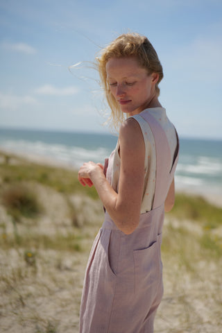 Relaxed Fit Linen Jumpsuit Jumpsuit Old Linen Mill