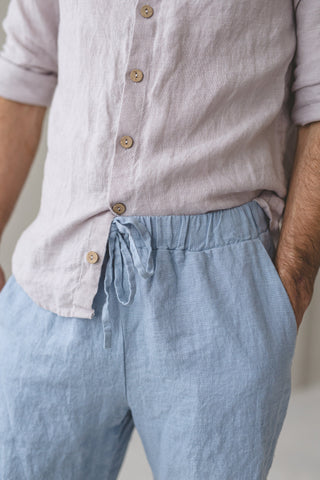 Relaxed Linen Men's Shorts Old Linen Mill