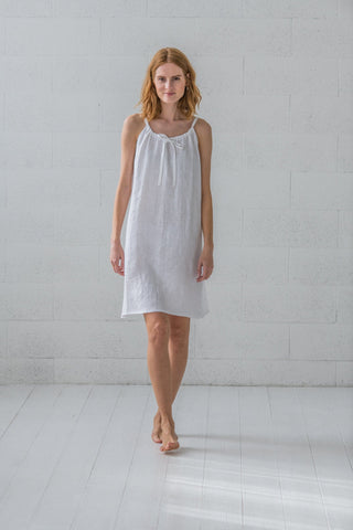 Romantic Linen Sleepwear Gift Idea Old Linen Mill Mellow Rose XS/S 