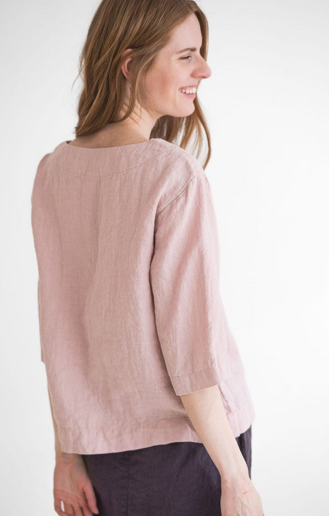Simple Linen Blouse Old Linen Mill