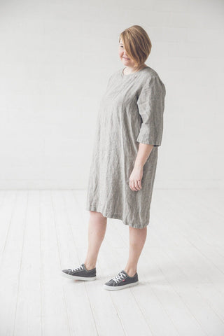 Simple Linen Tunic Dress Old Linen Mill 