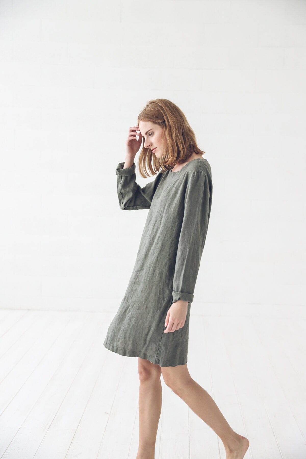 Simply Linen Tunic Dress Old Linen Mill 
