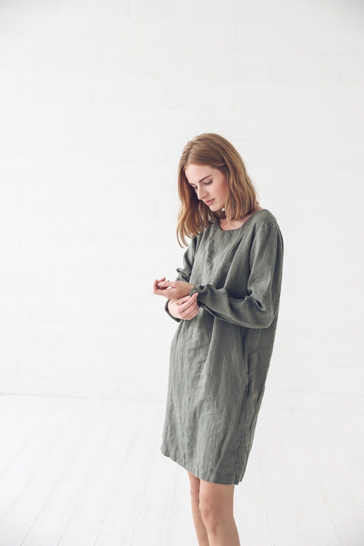 Simply Linen Tunic Dress Old Linen Mill 