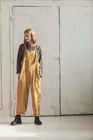 Sleeveless Linen Jumpsuit Old Linen Mill 