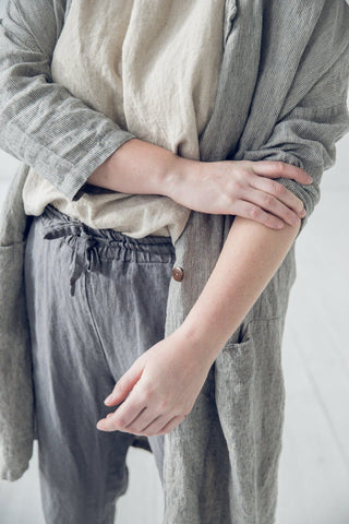 Soft Linen Loose Pants Old Linen Mill 