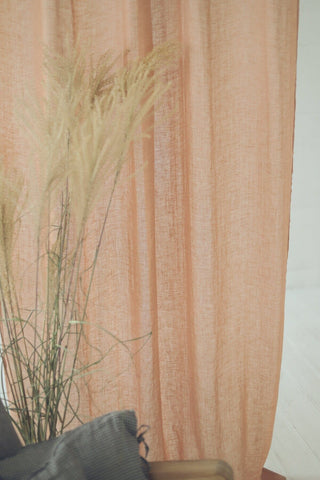 Soft Washed Linen Drapes Day Curtain Panel Old Linen Mill 