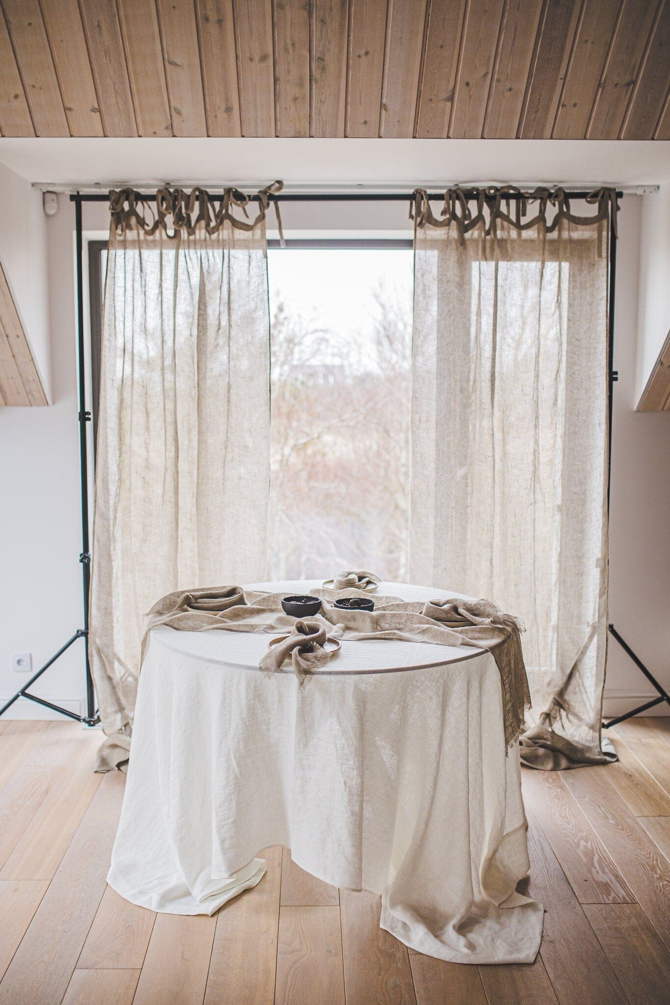 Soft Washed Linen Tablecloth Gift Idea Old Linen Mill 