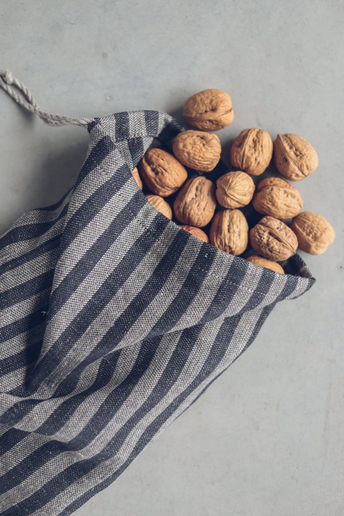 Striped Linen Kitchen Storage Bag, Loaf Bag Loaf bag Old Linen Mill