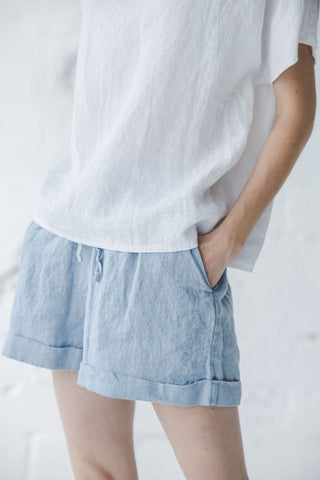 Summer Basic Linen Top Old Linen Mill 