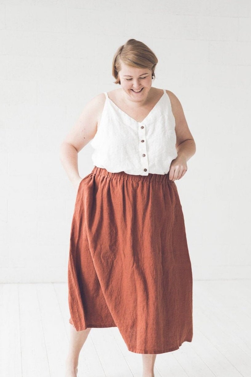 Summer Linen Top Old Linen Mill 