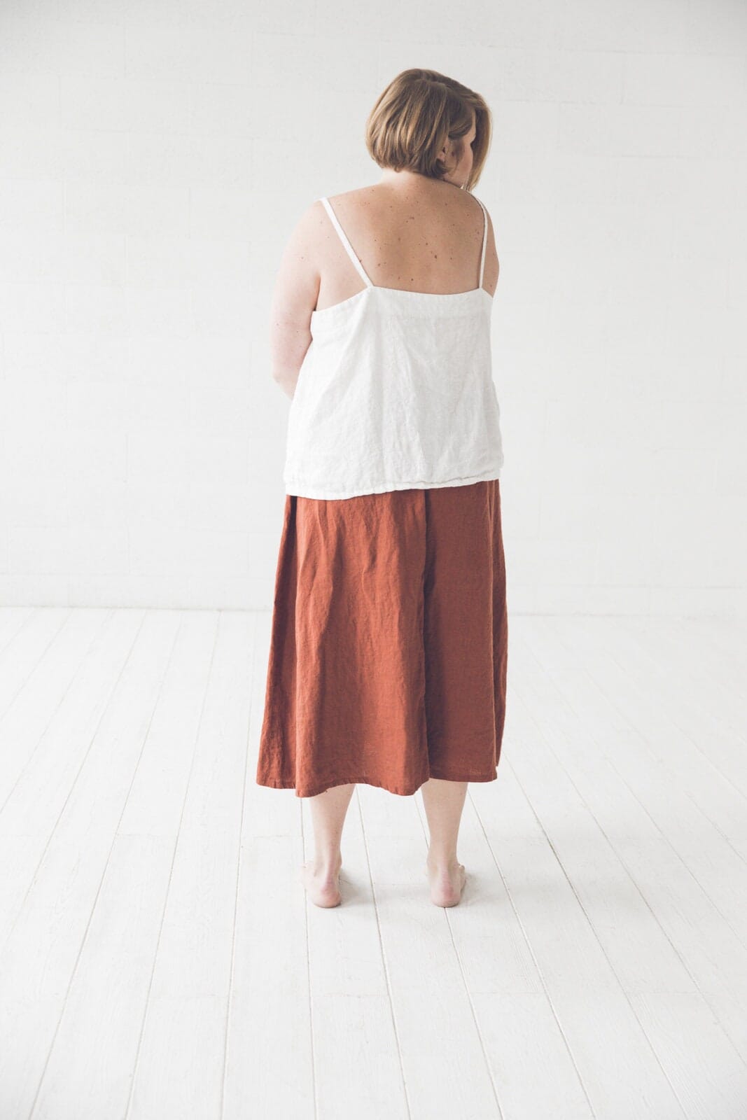 Summer Linen Top Old Linen Mill 