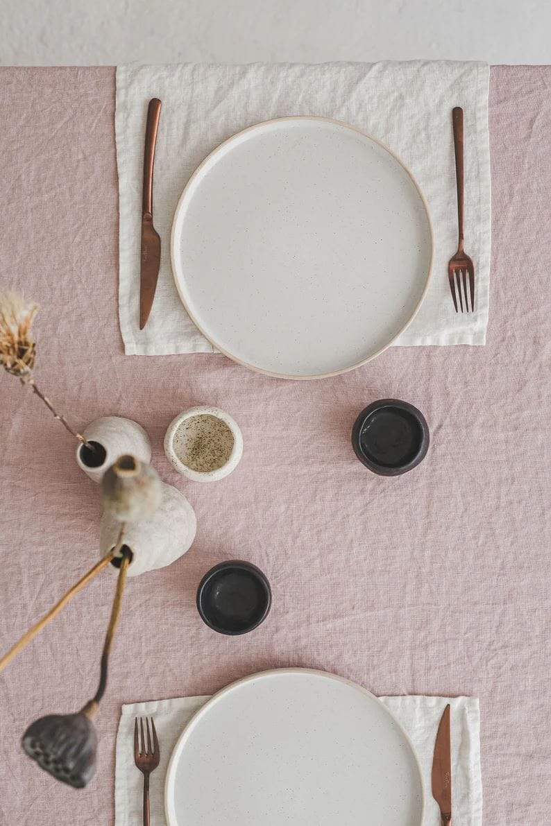 Table Linen Handmade Decor Gift Old Linen Mill 