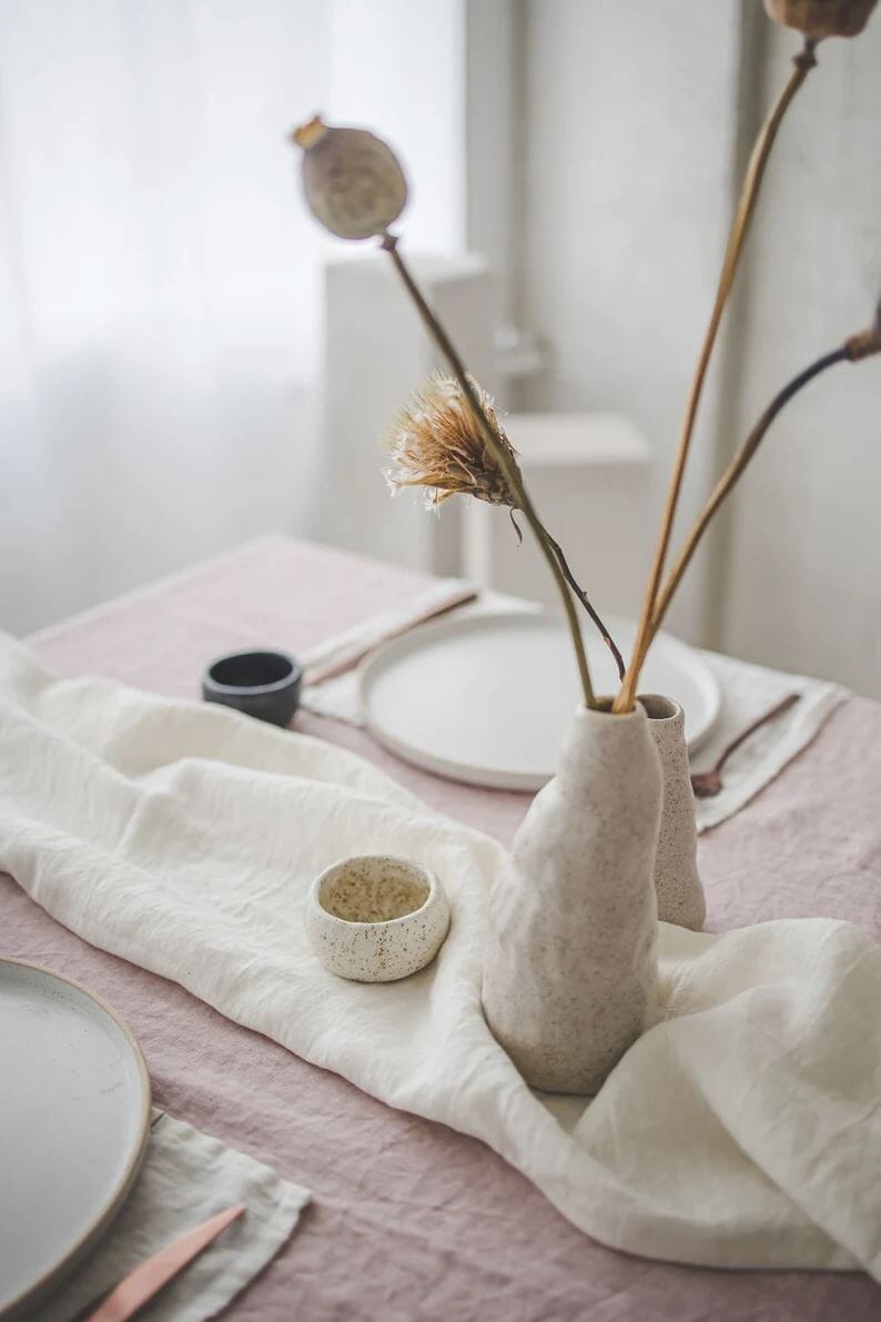 Table Linen Handmade Decor Gift Old Linen Mill 