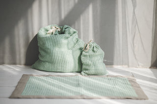 Textured SPA Waffle Bath Matt BATH006 Old Linen Mill