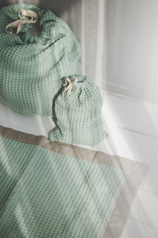 Textured SPA Waffle Bath Matt BATH006 Old Linen Mill