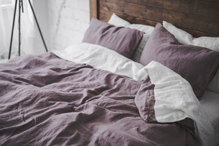 Violet Ash Soft Wash Bed Linen Gift Set Old Linen Mill 