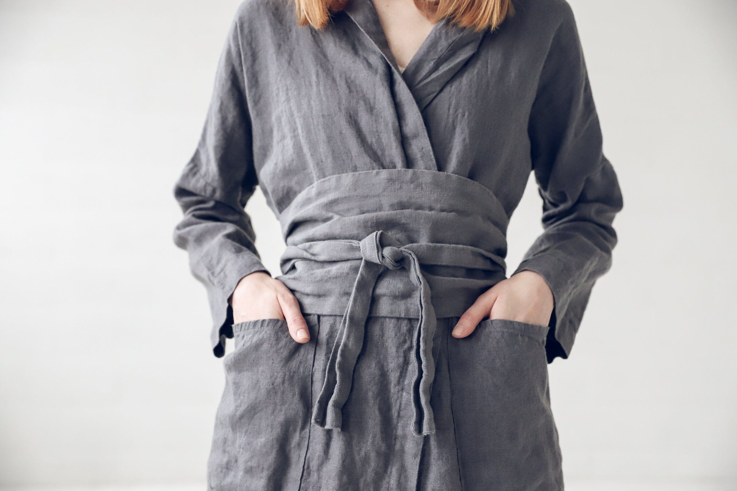 Wide Long Linen Belt Accessory Old Linen Mill 