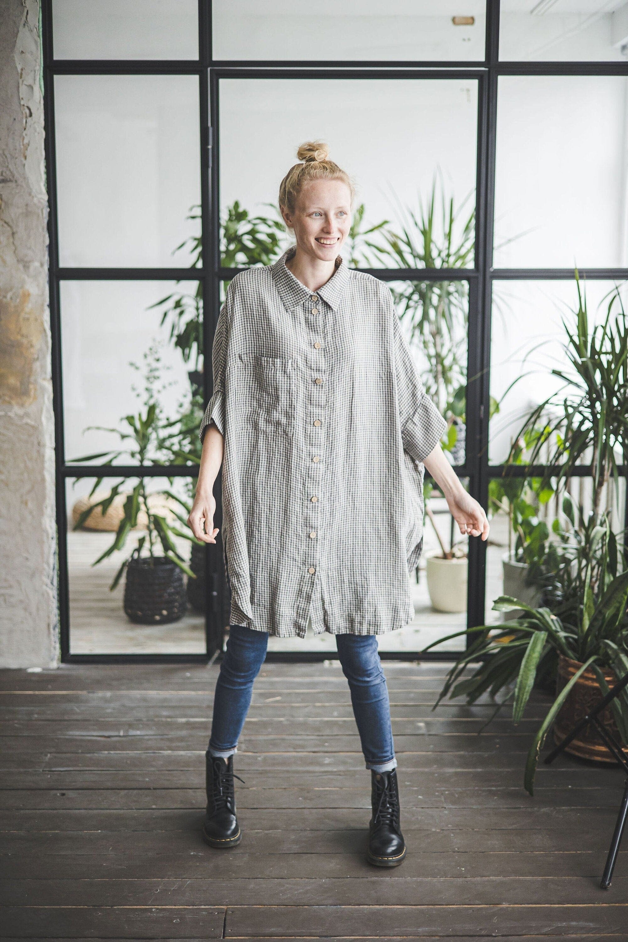 Wide Sleeves Linen Shirts Old Linen Mill 
