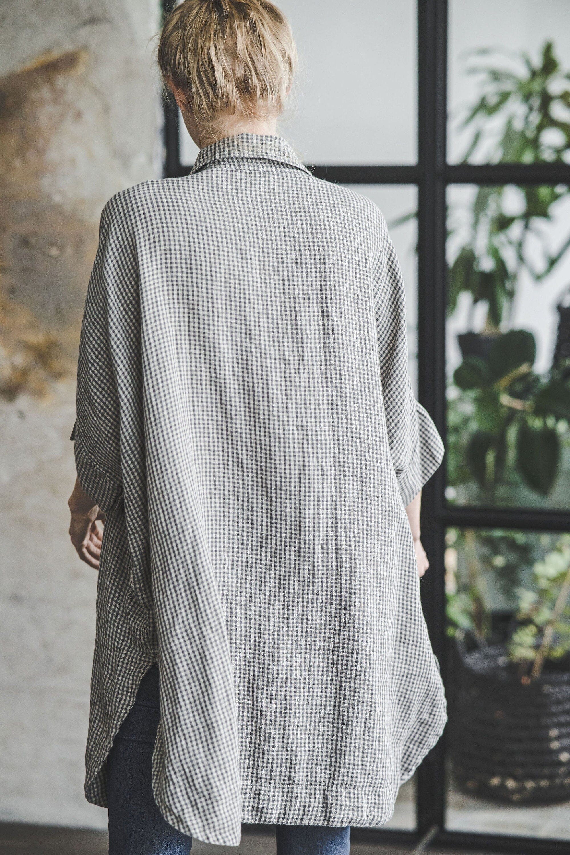 Wide Sleeves Linen Shirts Old Linen Mill 