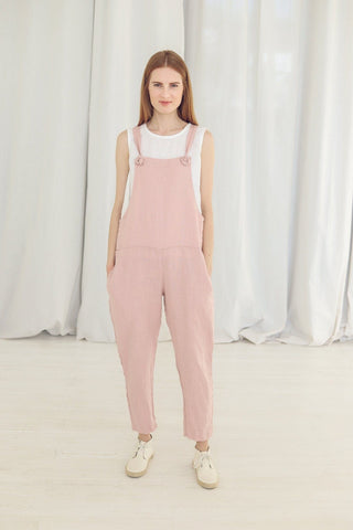 Women's Casual Jumpsuit Old Linen Mill Small Grey Checks XS/S 